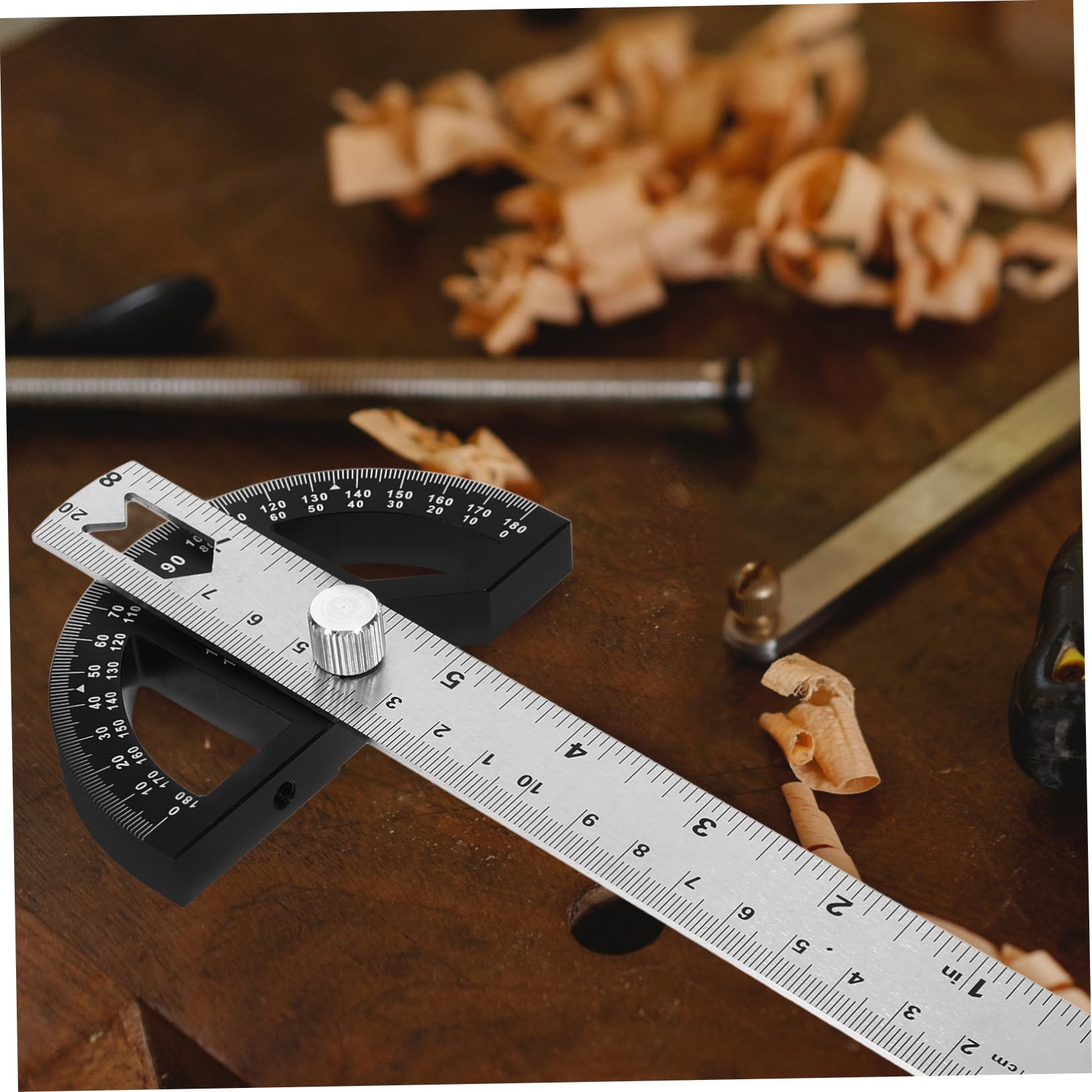 IWOWHERO Table Saw Accessories Circular Saw Guide Professional Woodworking Angle Ruler