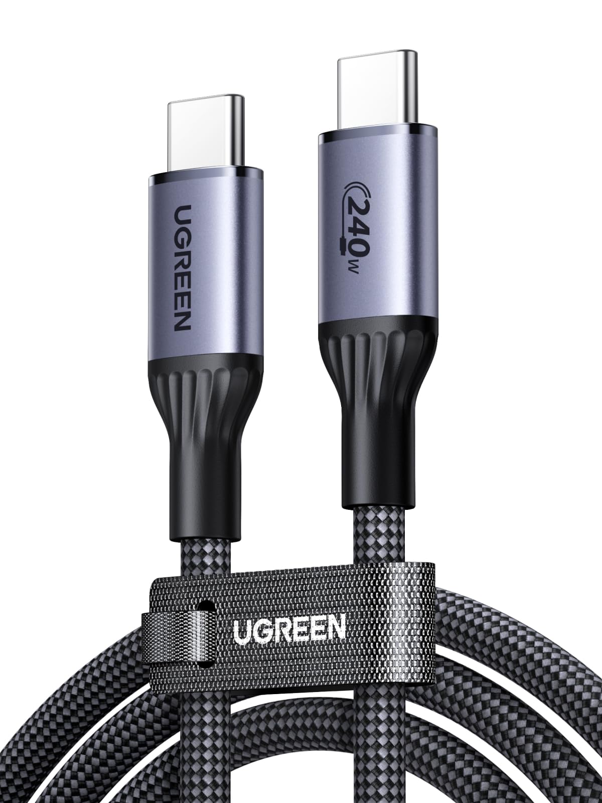 UGREEN USB C Kabel 240W Ladekabel USB-C PD 3.1 Schnellladekabel USB-IF zertifiziert, USB C auf USB C Kabel für iPhone 17/Air/16/15 Serie, MacBook Pro/Air, iPad Pro, Galaxy S25, Steam Deck usw （1M）
