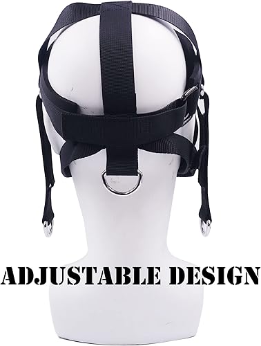 Miniatura 5 de Arnés de cuello Levantamiento de pesas con cadena Correa ajustable Equipo de ejercicio de cuello