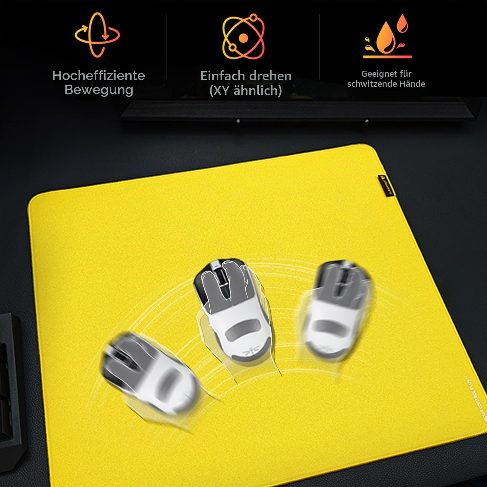 X-Raypad Aqua Control Plus V2 Gaming Mousepad (Blackbee, 900 * 400 * 4mm)