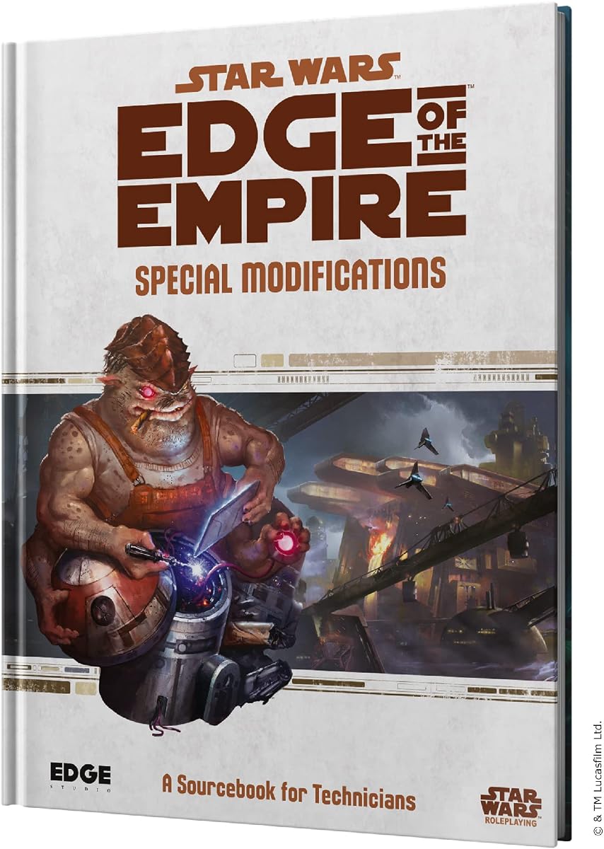 Asmodee Star Wars Edge of The Empire Special Modifications SOURCEBOOK | Roleplaying Game | Strategy Game for Adults and Kids | Ages 10+ | 3-5 Players | Avg. Playtime 1 Hour | Made by Edge Studio