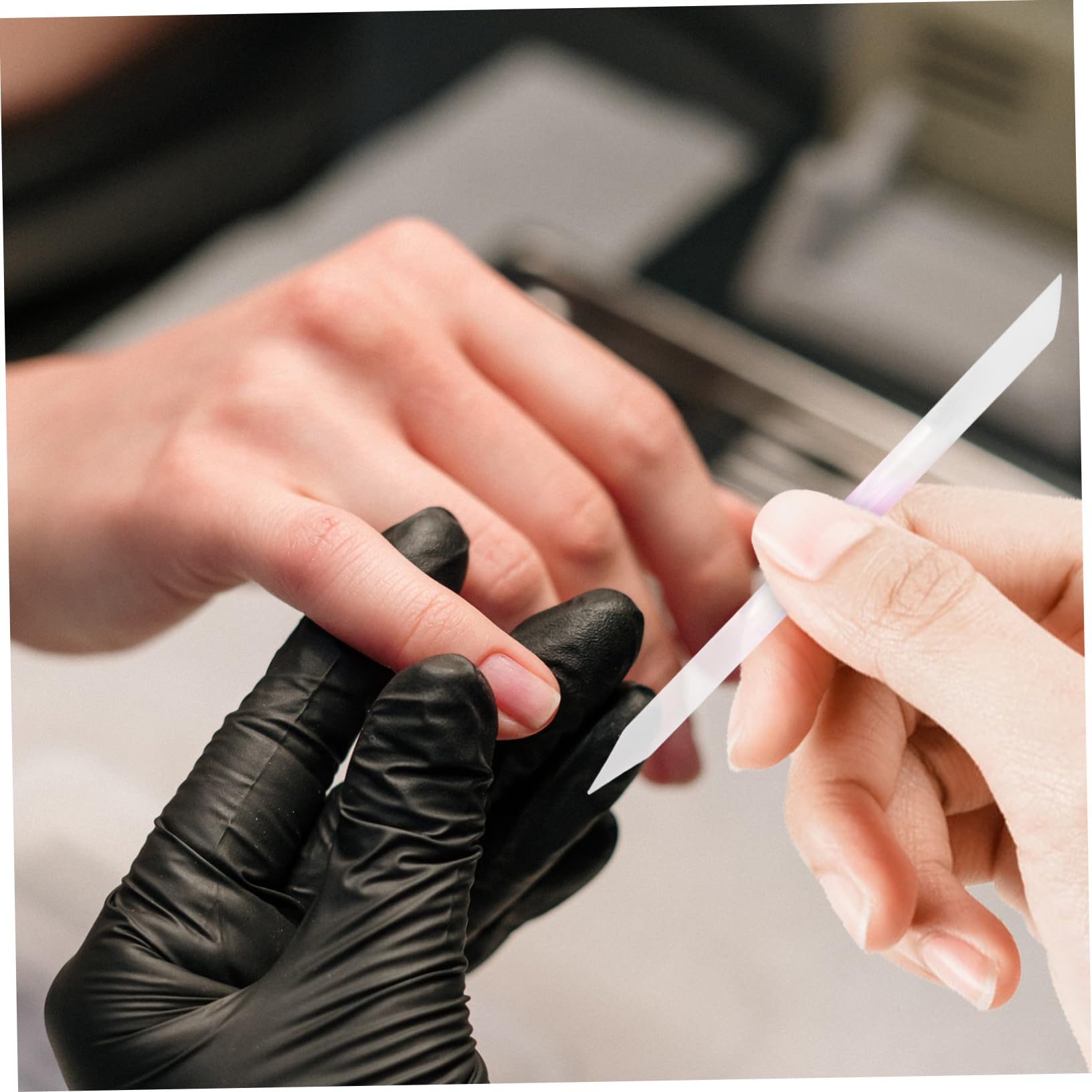 Housoutil 18piezas Limas Coloridas Para Manicura De Para Pulir Uñas y Empujar Cutículas