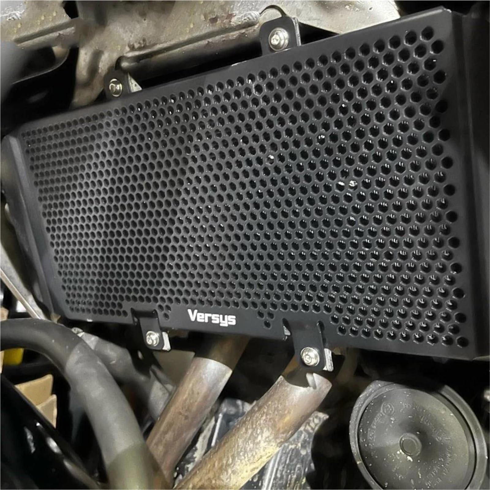 Grille De Protection De Radiateur En Acier Inoxydable Pour Moto Kawasaki Er6N Er-6N Er6F 2009-2011 (Noir