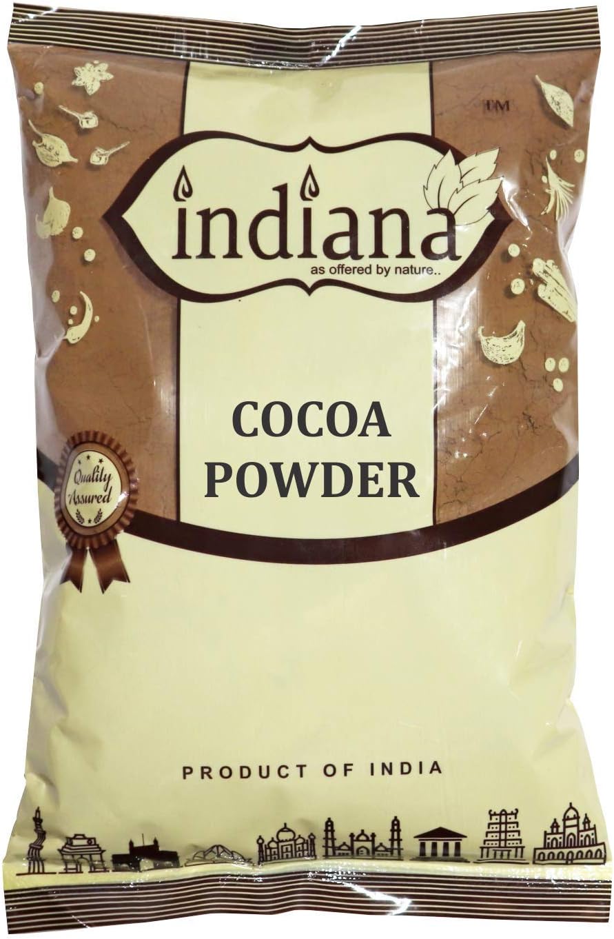 Indiana Natural Cocoa Powder (Unsweetened,Vegan & Gluten Free), (250gm)