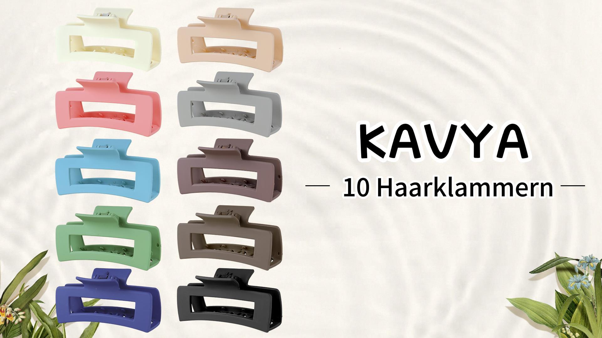 8er Set Mini-Klauenclips – Matte Haarklammern Für Dickes Haar, Super Starker Halt (5,1 Cm, 2 Stile)