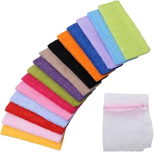 Miniatura 8 de INNOLIFE 15 diademas ultrafinas para mujer, diademas de yoga, bandas de algodón suave, diademas de tela para interiores y exteriores, yoga