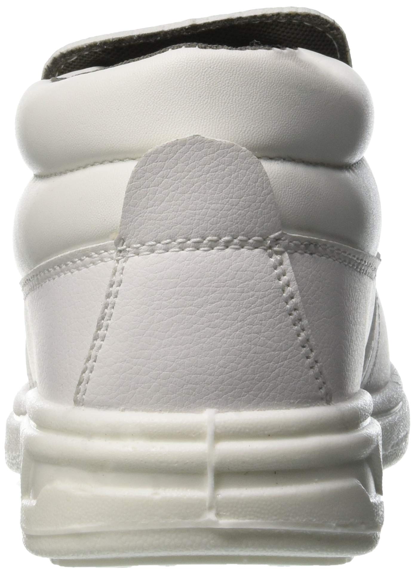 Portwest FW83 Bota Steelite Slip On Puntera Protectora de Acero Acolchado | Blanco, 42, Certificado CE, S2 EN ISO 20345, Lavable a Máquina a 30°C, Suela Auto-Limpiable, Calzado Antiestático, Industria