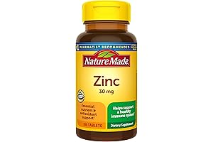 Nature Made Zinc 30 mg: Boost Your Immunity with Antioxidant Support