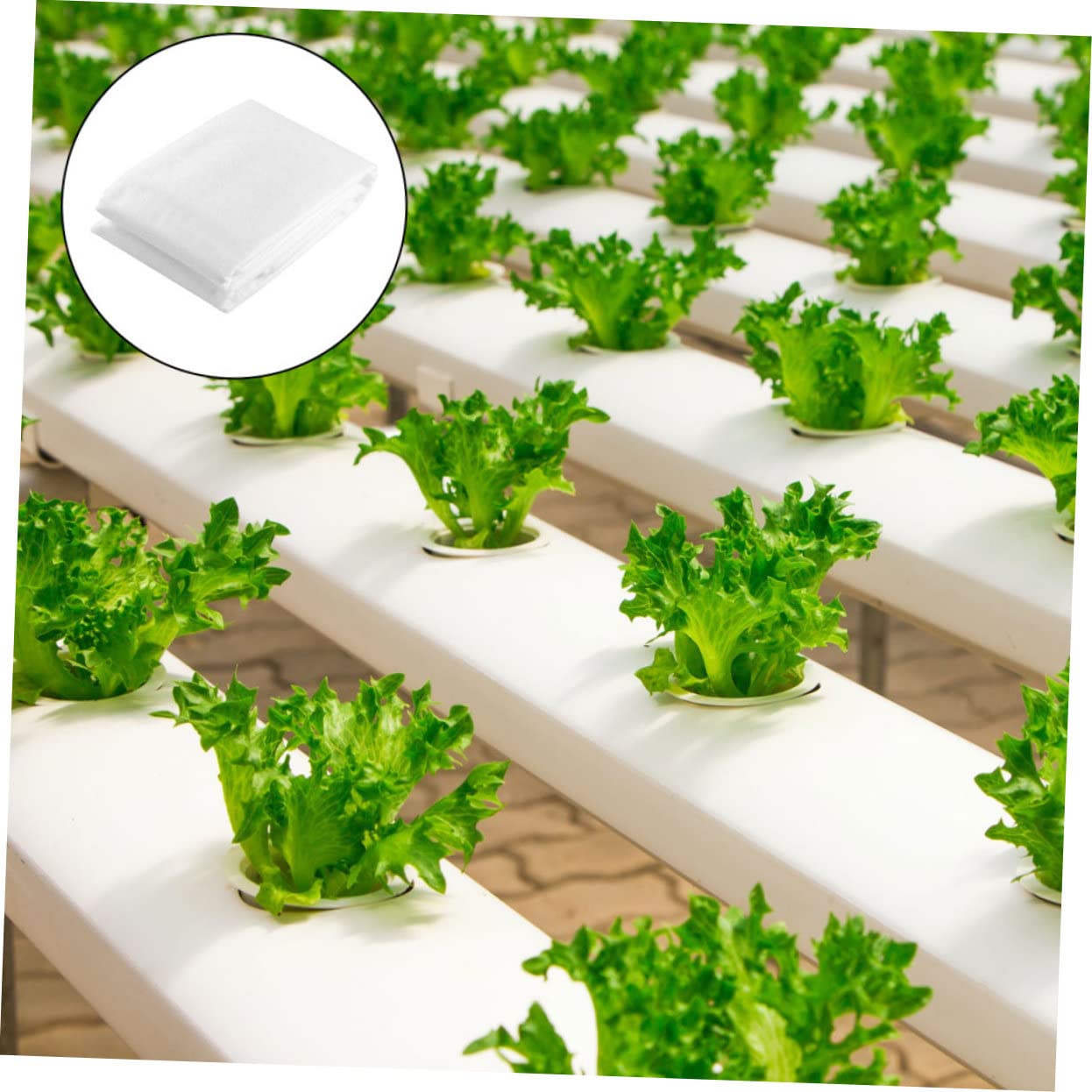 BESTonZON Winterschutzpflanzenvlies Weiß Dickes Frostschutzvlies Pflanzenschutz Winter Frostschutz für Jungpflanzen Rosen Tomaten Kübelpflanzen Garten