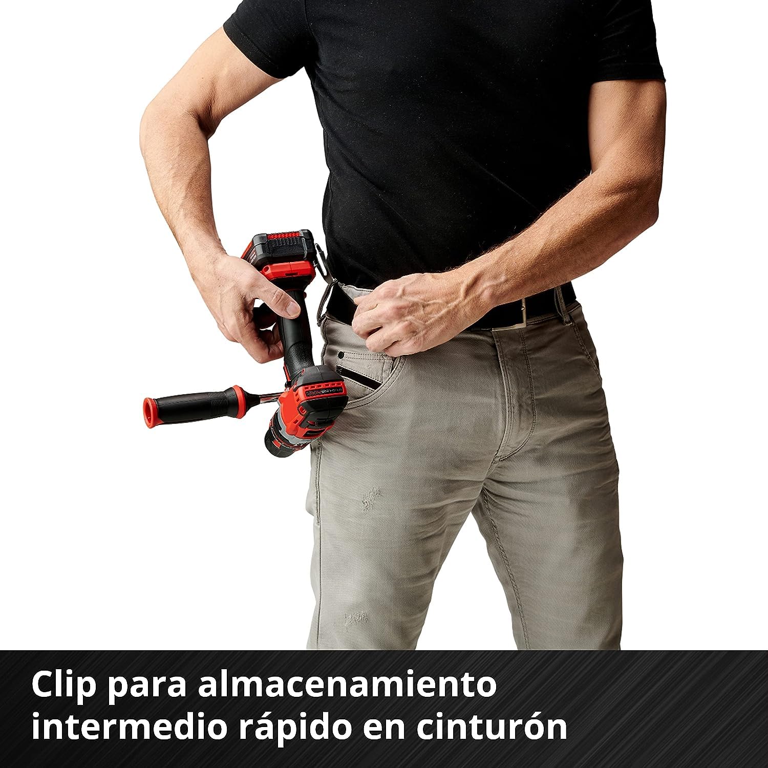 Einhell Atornillador inalámbrico TE-CD 18 Li-i Brushless Power X-Change (con función de impacto, Li-Ion, 18 V, 2 velocidades, 60 Nm, luz LED, maletín, incl. 2 baterías de 2,0 Ah y cargador)