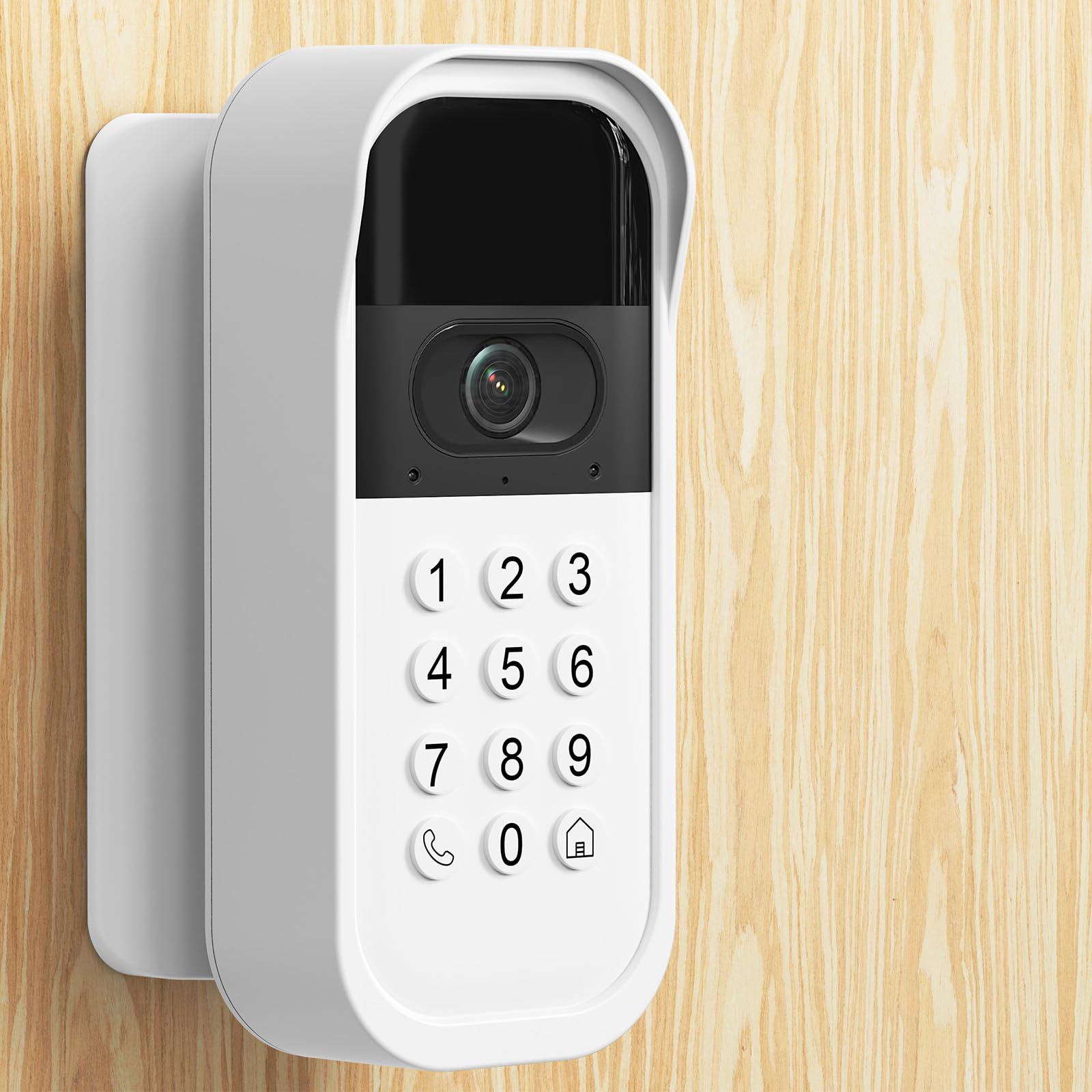 Photo 1 of Swivel Mount for myQ Smart Garage Video Keypad, Angled Adjustable 40 to 140 Degrees Corner Mounting for myQ Garage Door Opener Easy to Install Reduce Blind Spot (Video Keypad is NOT Included)