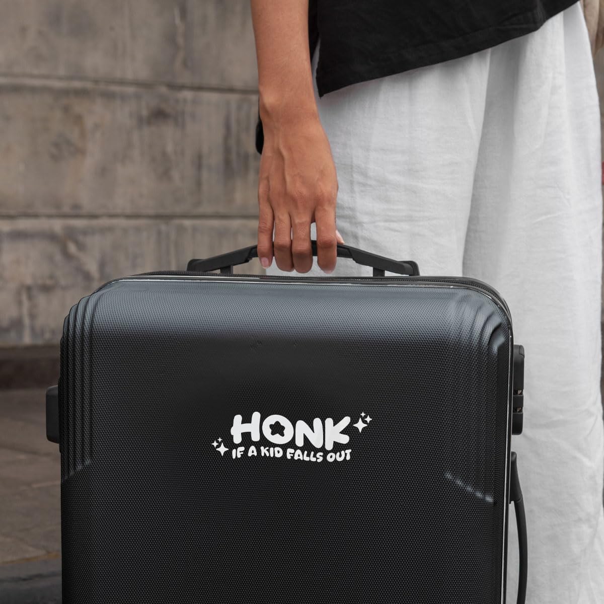 Honk If A Kid Falls Out UV DTF Sticker – Funny Family Car Humor Decal Waterproof for Rearview Mirror, Window, Dashboard, Laptop, Gift for Moms Dads Parents Drivers – 8 Inches (Honk If) - Image 7