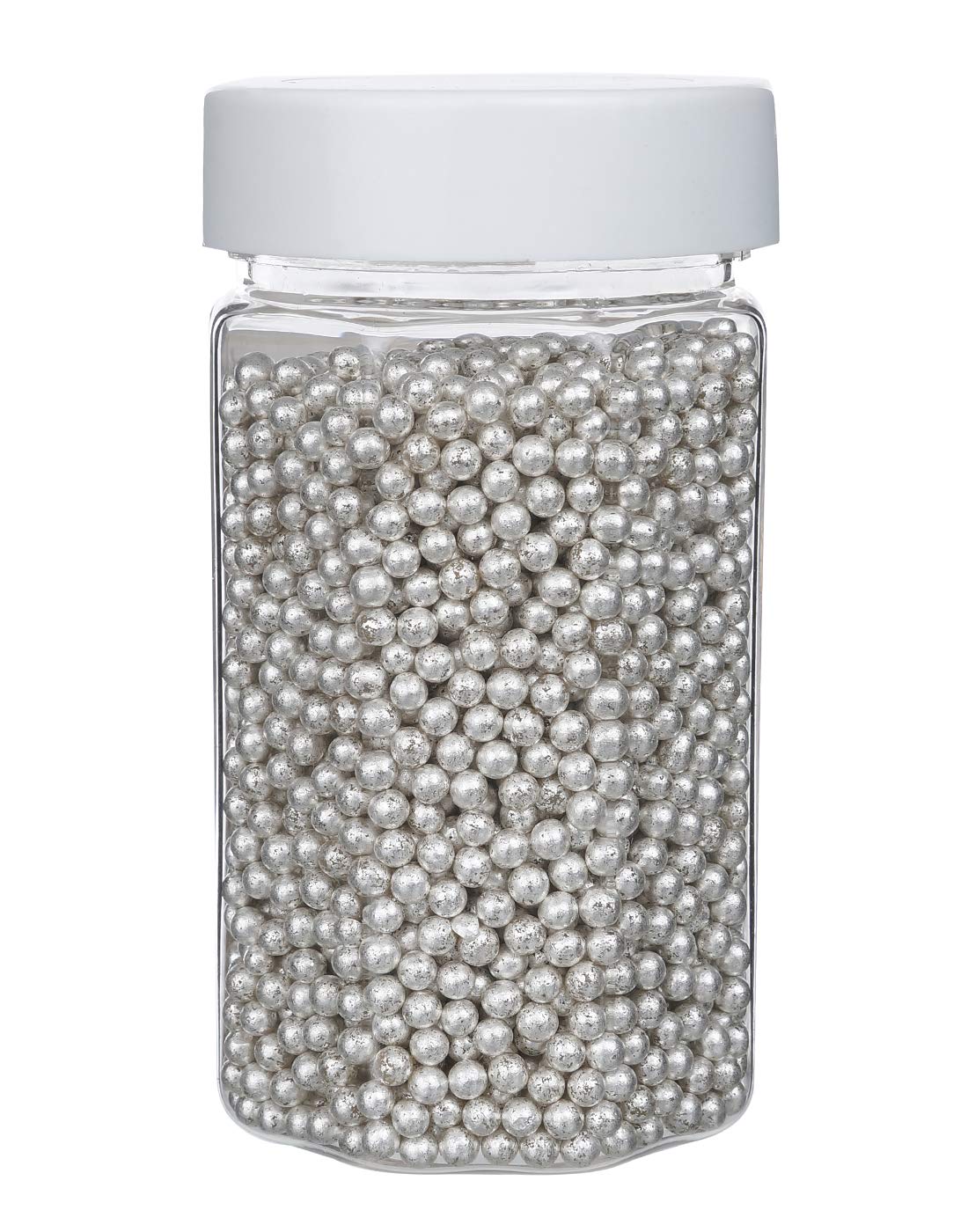 Sainik's Dy Fruits Mall Silver Small Size Balls for Cake Decoration, 100 Grams 1