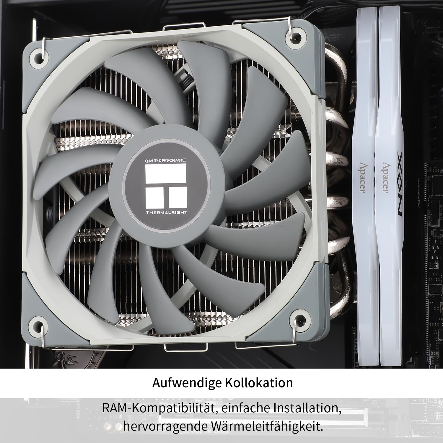 TR-Thermalright AXP120 X67-Enfriador de bajo perfil con 6 tubos de calor, silencioso, ventilador 1800 rpm, compatible con AM4/AM5 e Intel LGA1851/1700/115x/1200/2011, para configuraciones ITX de bajo