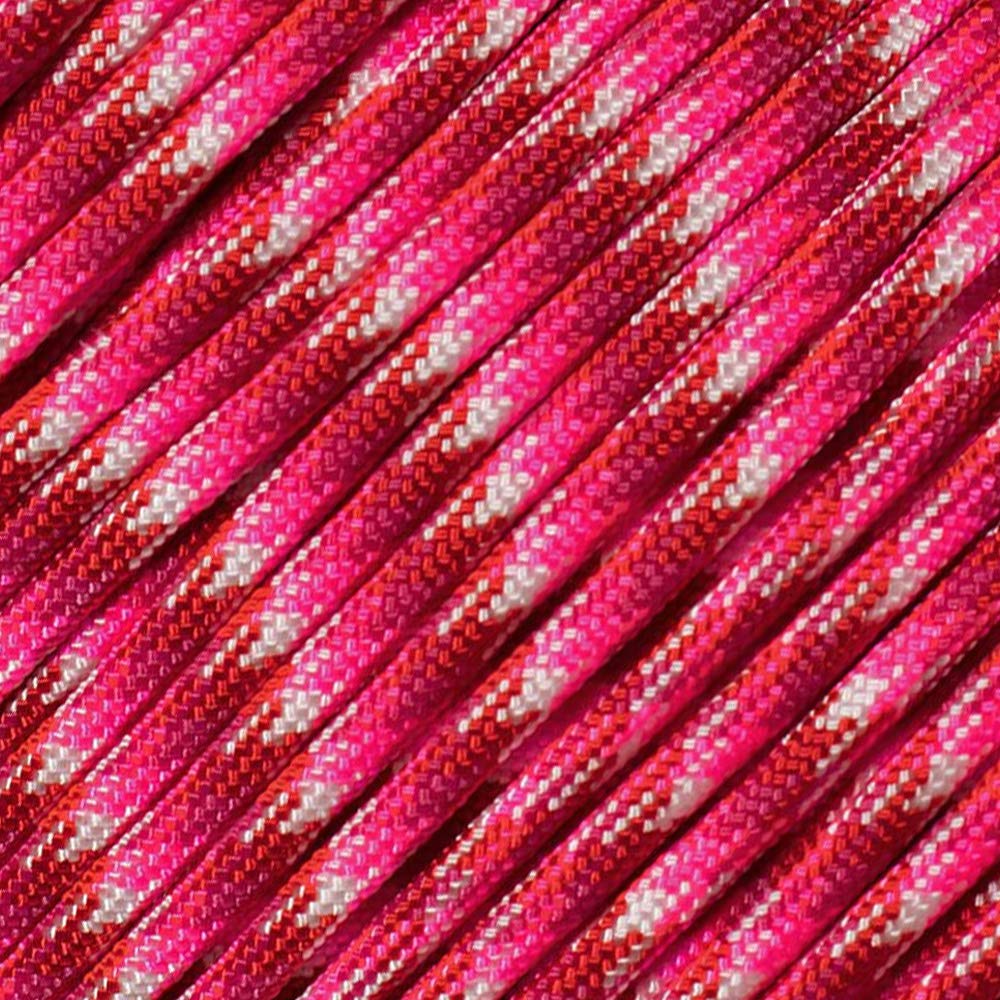 Paracord Planet Lovespell - Corda tattica da paracadute tipo III a 7 fili, per lavori artigianali e esterni, 250 kg