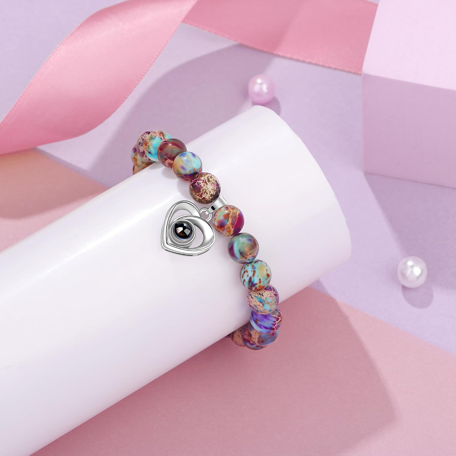 JoycuFF Gifts for Women 𝟭𝟬𝟬 𝗟𝗮𝗻𝗴𝘂𝗮𝗴𝗲𝘀 𝗜 𝗟𝗼𝘃𝗲 𝗬𝗼𝘂 𝗕𝗿𝗮𝗰𝗲𝗹𝗲𝘁 Anniversary Mothers Day Christmas Birthday Gifts for Daughter Granddaughter Sister Niece Girlfriend Wife Women