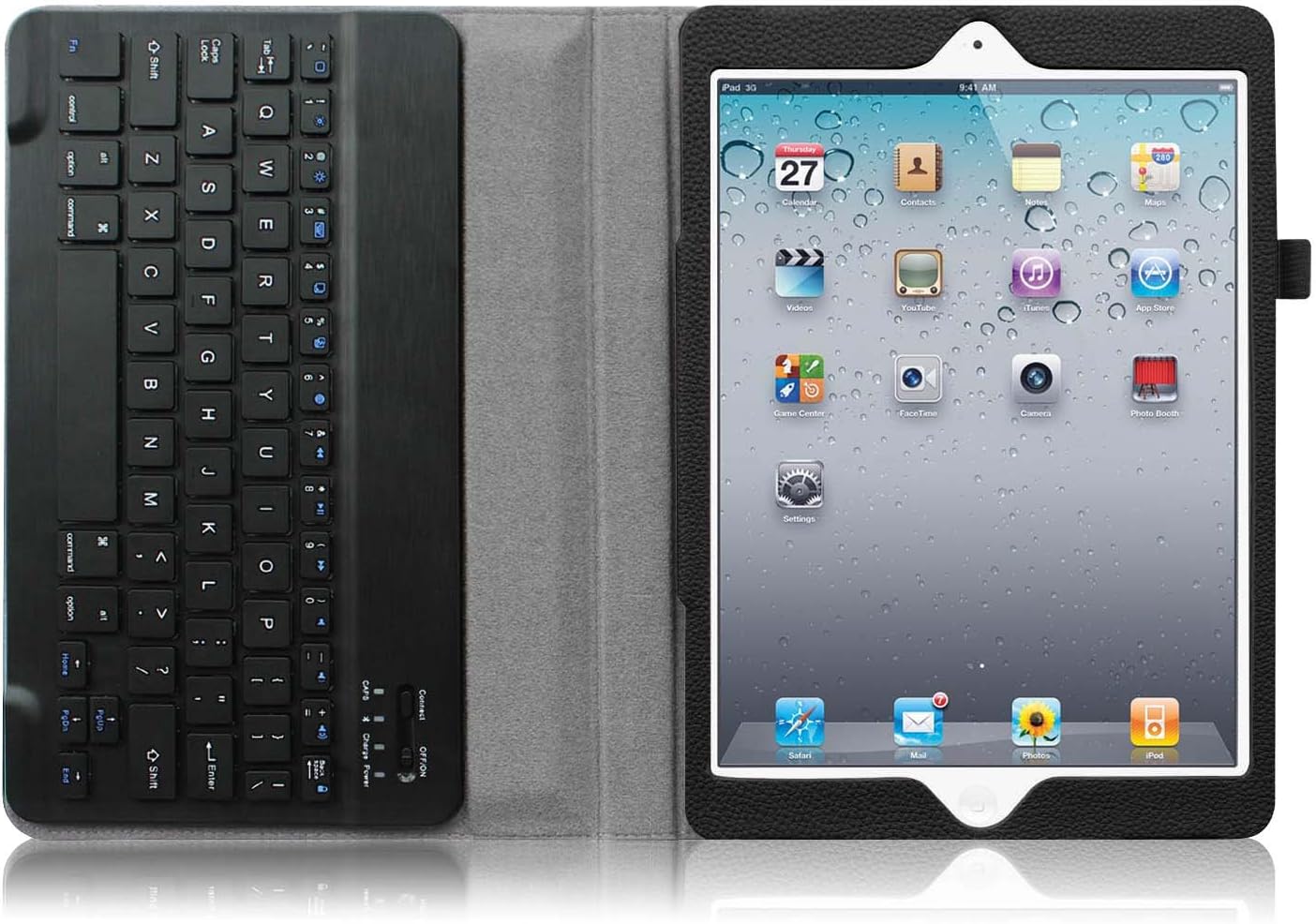 70% Off Discount Fintie Keyboard Case for iPad 2 3 4 (Old Model) - Slim Folio Removable Bluetooth Keyboard Cover for Apple iPad 4th Generation with Retina Display, iPad 3 & iPad 2, Black