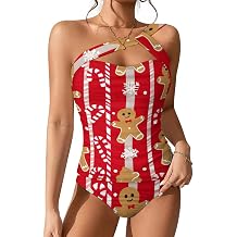 Two Piece Swimsuits for Women Girl One Shoulder Cutout Bathing Suit Tankini Tops with Bikini Bottom