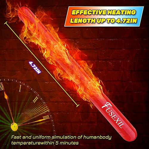 Miniatura 2 de Varilla de calefacción Compañero de masturbador masculino Muñeca sexual de bolsillo Coño Control automático de temperatura Protección de apagado