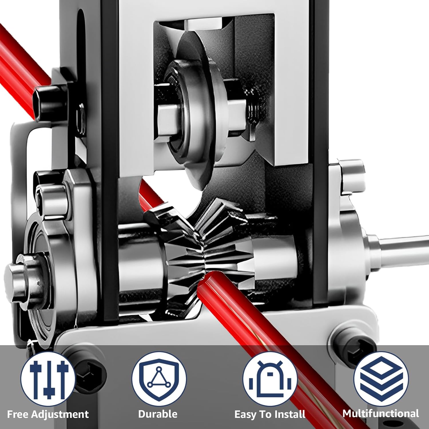 Manual Wire Stripper Machine, 0.06''-0.98'' Scrap Copper Wire Stripping Machine with Hand Crank or Drill Powered, Copper Wire Peeler Machine, Portable Aluminum Frame Wire Peeler