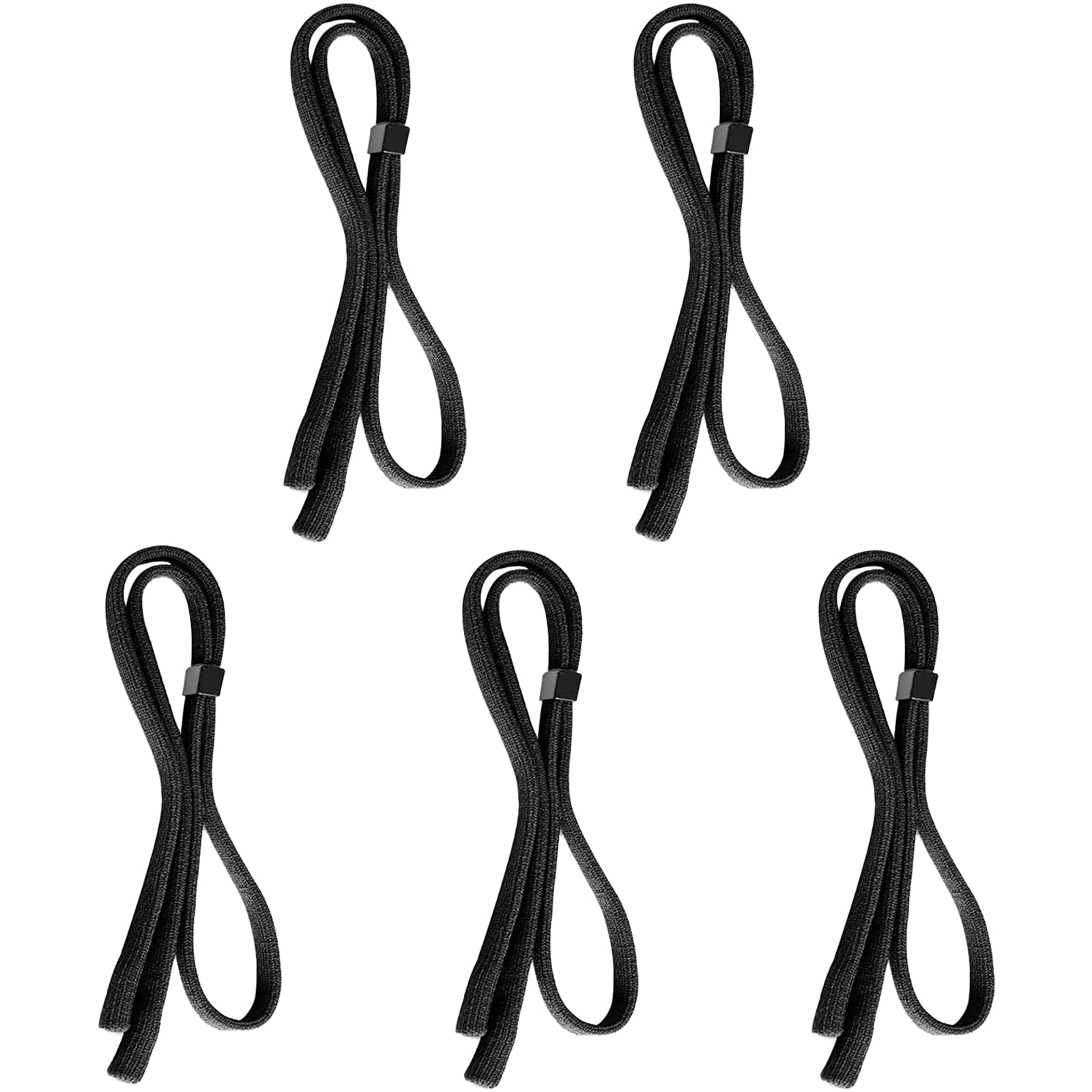 Maxtonser 5Pcs Unisex Sports Glasses Strap Adjustable Nylons Eyeglass Chain Eyeglasses Cord Retainer Lanyard For Running Cycling