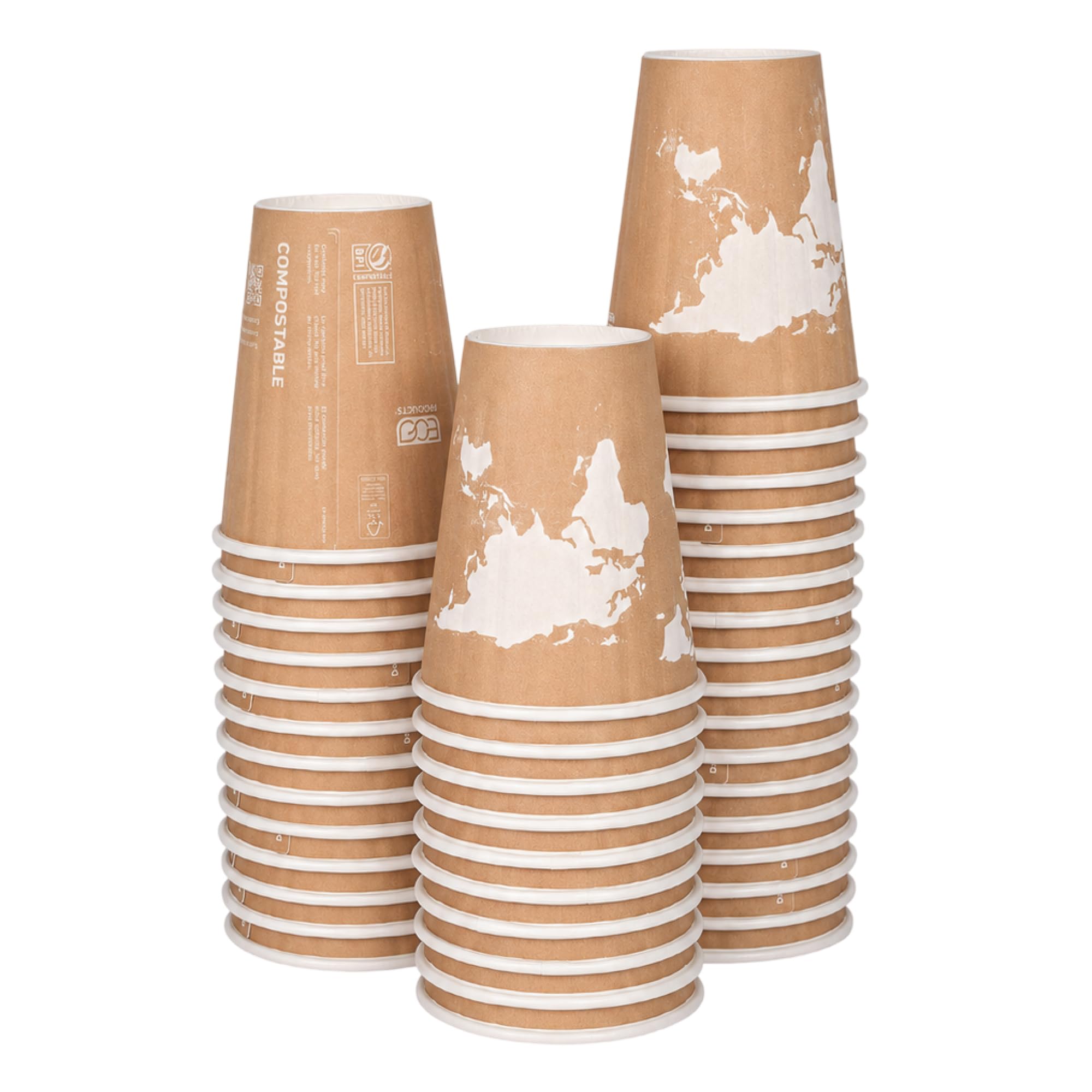 ECO PRODUCTS 12oz / 40 / Dark Green Cups