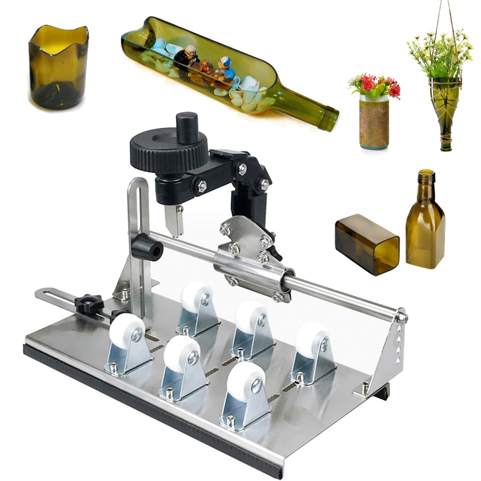 Kit Professionale Per Tagliare Bottiglie Di Vetro, Tagliavetro Di Precisione Fai Da Te, Per Bottiglie Quadrate, Rotonde E Irregolari, Strumenti Per Tagliare Bottiglie Wine Fix