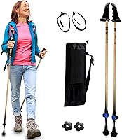 Vista 35 de York Nordic Motivator - Bastones de caminata para equilibrio y rehabilitación - Agarres de estabilidad patentados - Ligeros, ajustables y plegables