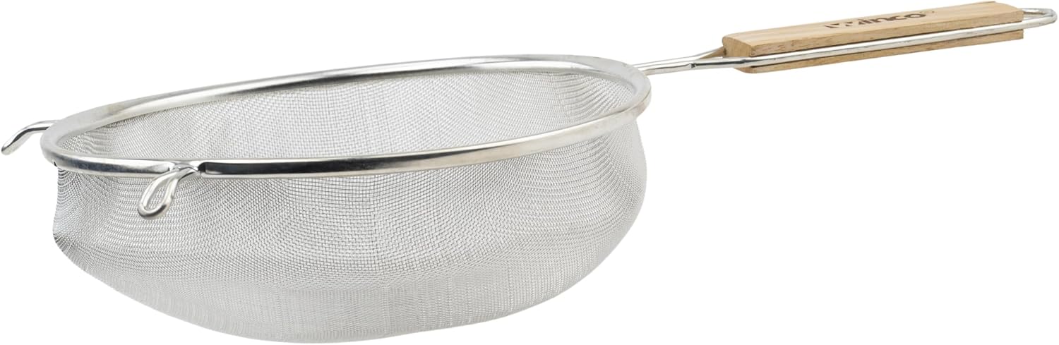 Winco Strainer, 8-Inch Diameter, Fine Single Mesh, Medium (Pack of 5)