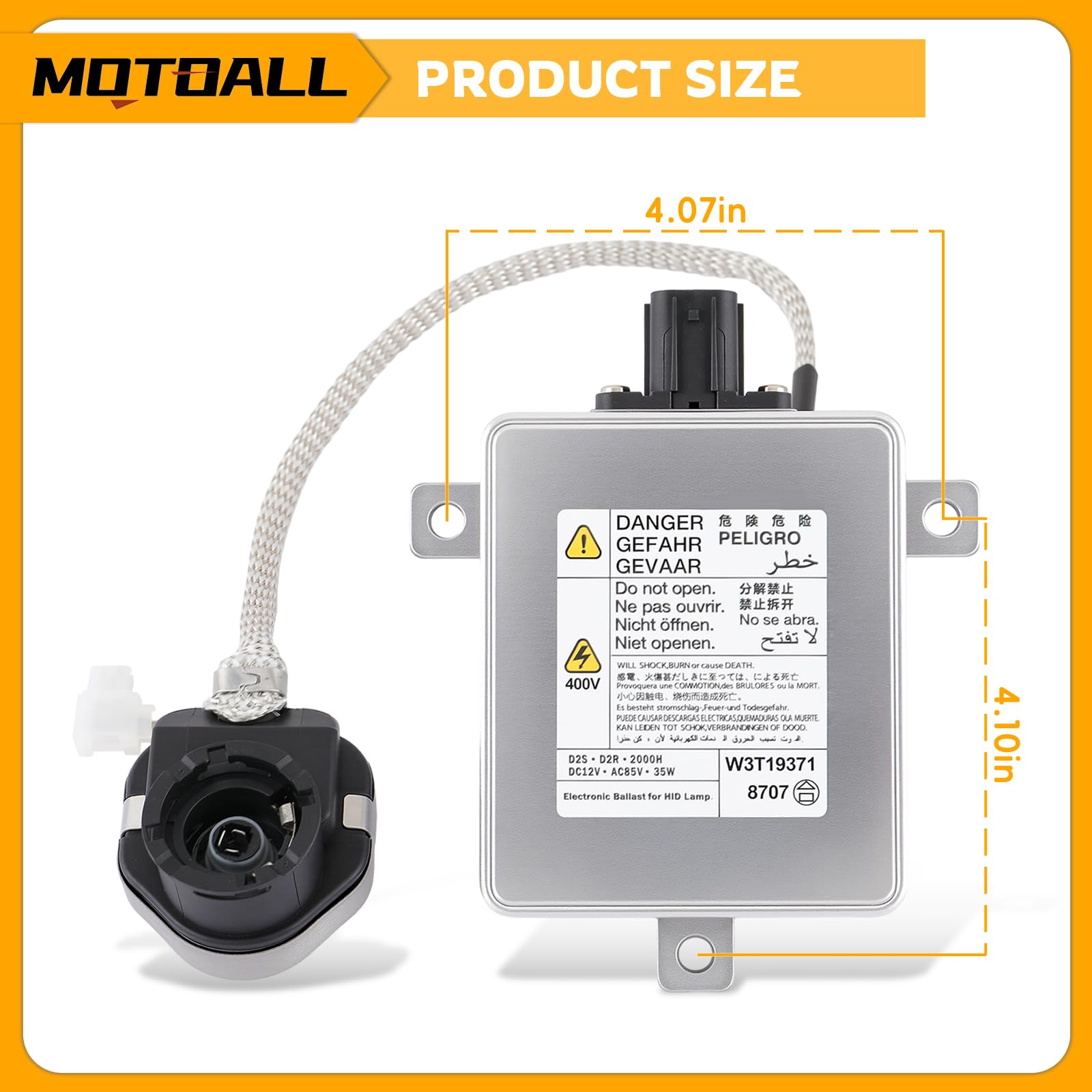W3t19371 W3t15671 W3t16271 W3t20971 Ballast De Phare Au Xénon Avec - 2