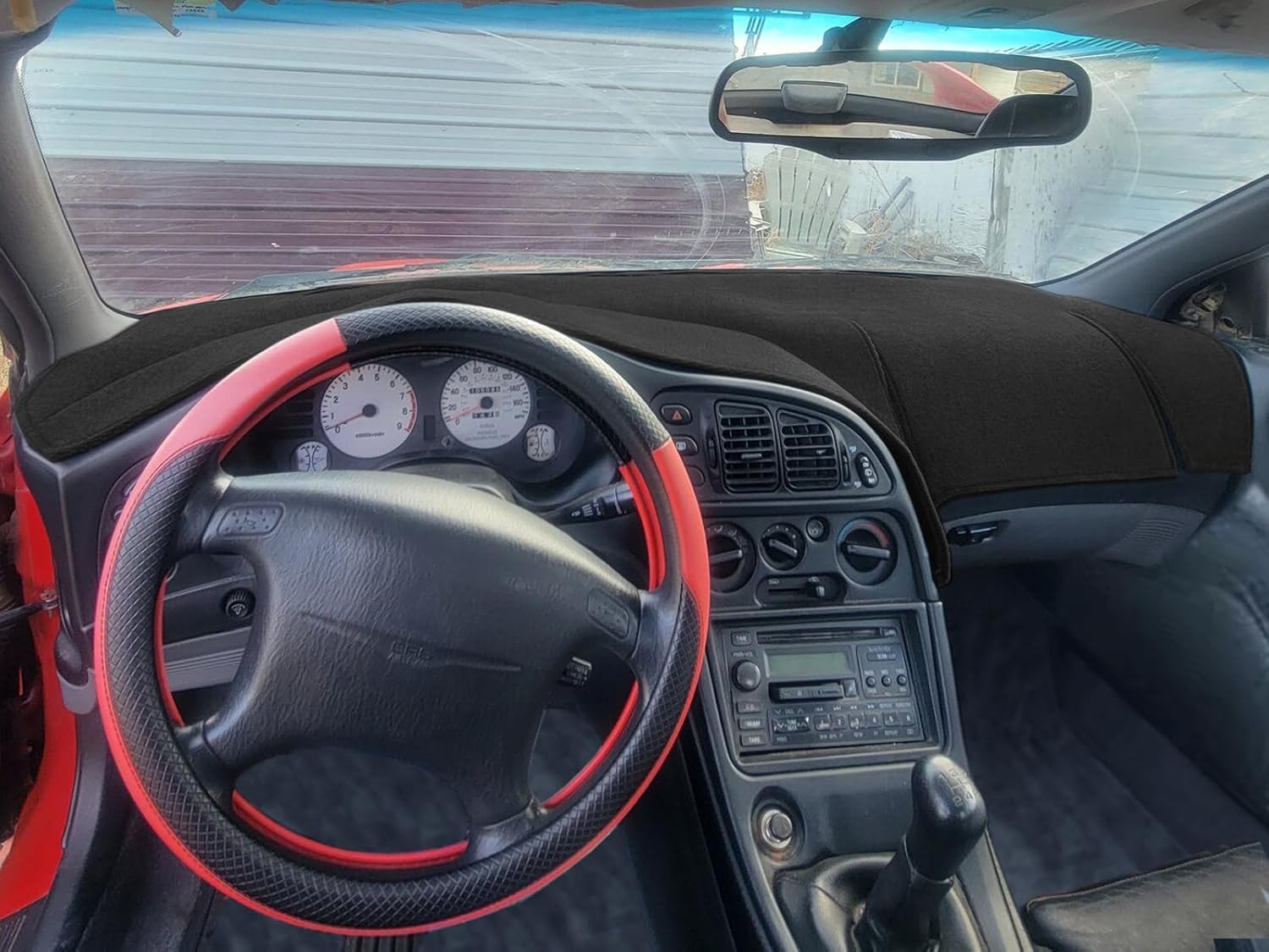 Dash Cover Mat Custom Fit for Mitsubishi Eclipse/Eagle Talon Without Speaker Dashboard Pad Cap Carpet Protector K371