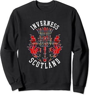 Scottish Tartan Thistle Emblem Inverness Scotland Sweatshirt