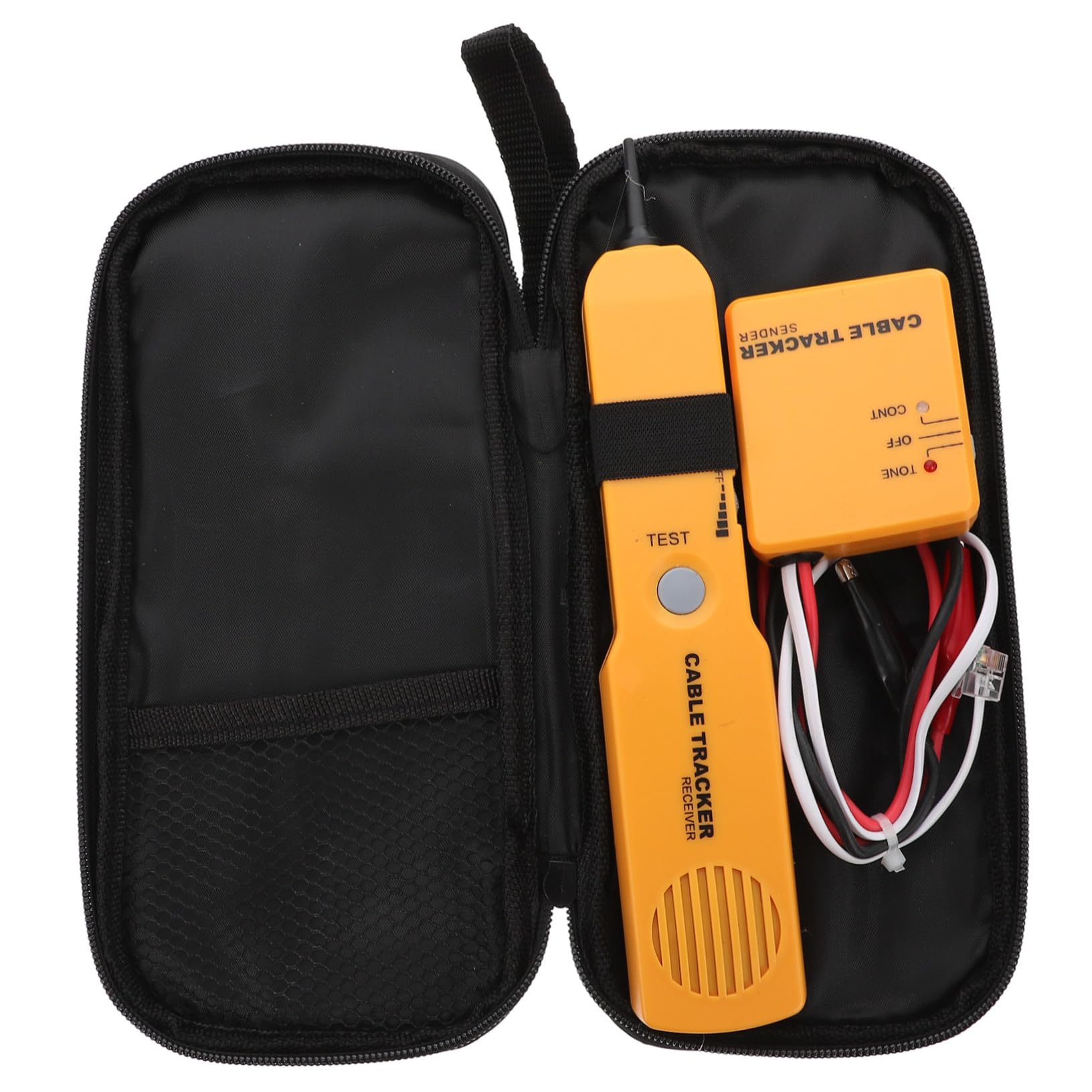 Buscador de Líneas y Localizador de Cables RJ11, ABS, Amarillo