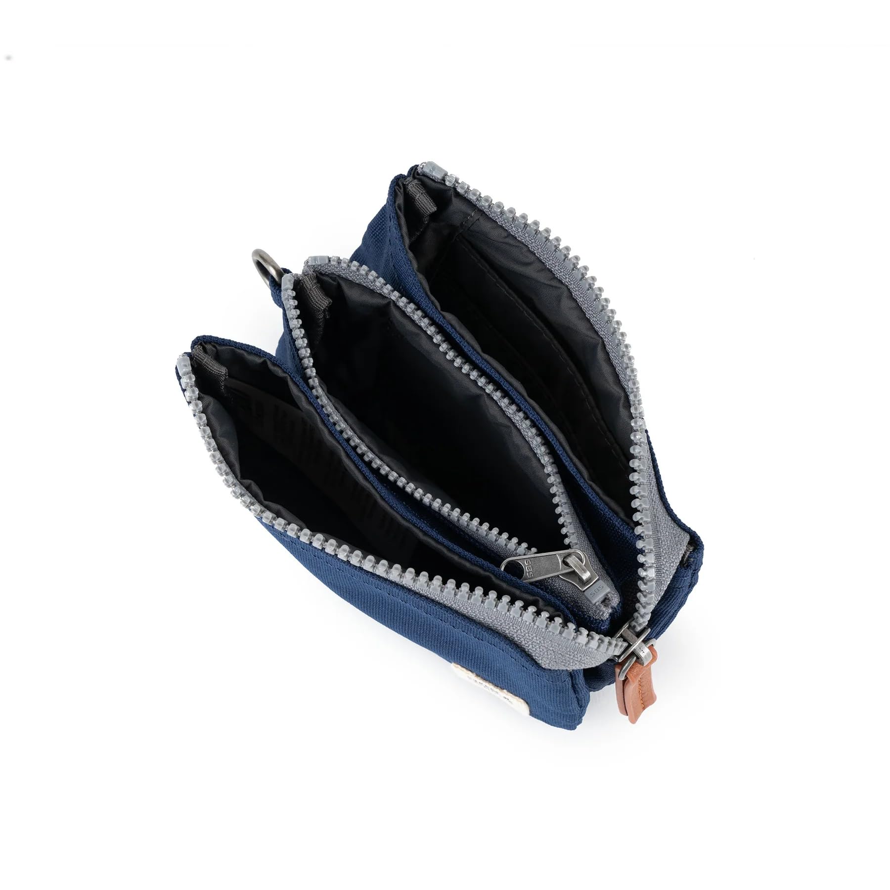 Roka London Carnaby - Tela riciclata piccola, Blu Croccante, lati morbidi