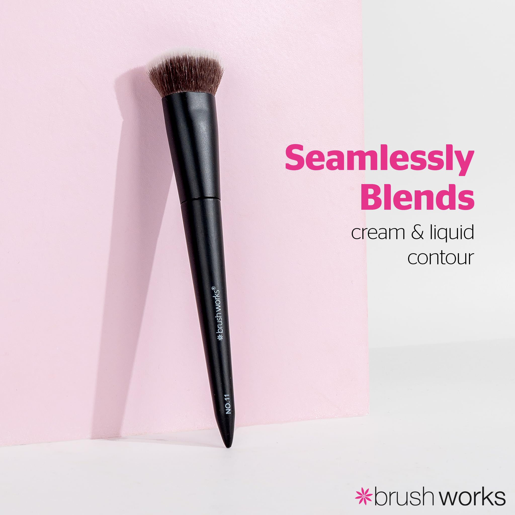 Brushworks Nr 11 Pędzel konturowy z płaską górą