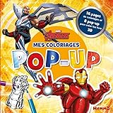  Marvel Avengers: 16 pages de coloriages et 8 pop up pour créer ton livre 3D
