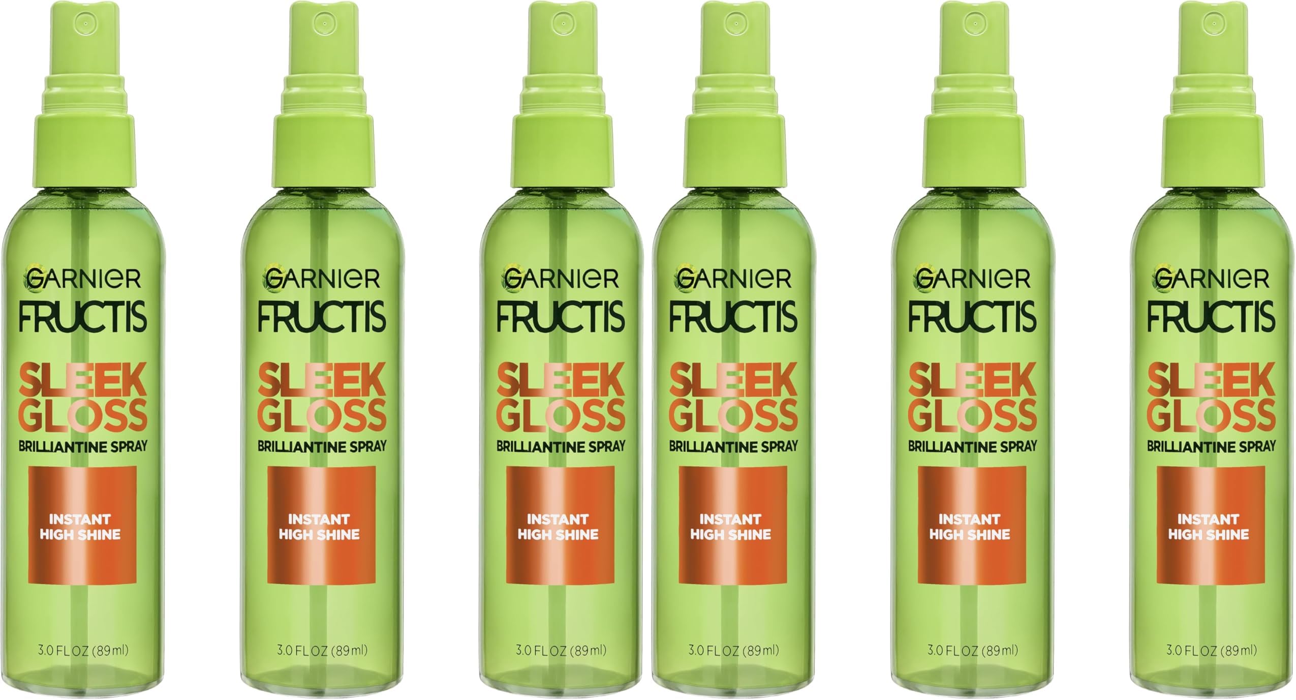 Fructis Style Brilliantine Shine Glossing Spray for High Shine Finish, Argan Oil, 3 Fl Oz, 3 Count (Packaging May Vary) (Pack of 2)