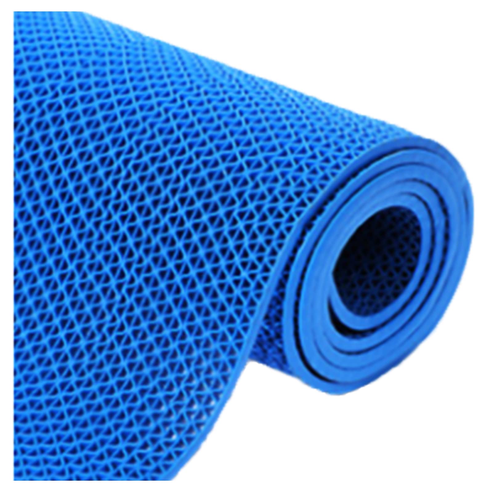 GTHTUHFD Non-Slip Drainage Mat 5.2X16.4 Ft Commercial Anti Fatigue Pvc Garage Floor Mat Wet Area Door Mat Bath Shower Floor Mat Versatile Restaurant Kitchen Swimming Pools,Verde,Blue
