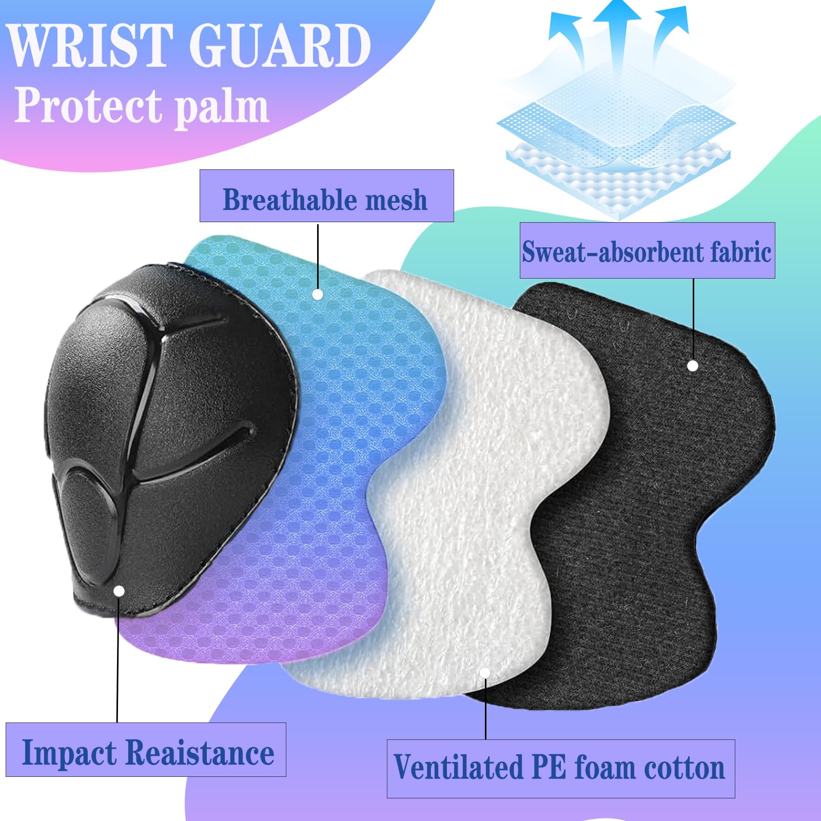 Kids/Youth Protective Gear Set - Knee and Elbow Pads, Wrist Guards for Boys Girls 3-14 Years - Adjustable for Skateboarding, Skating, Skiing, Cycling, Biking, Running, Scooter