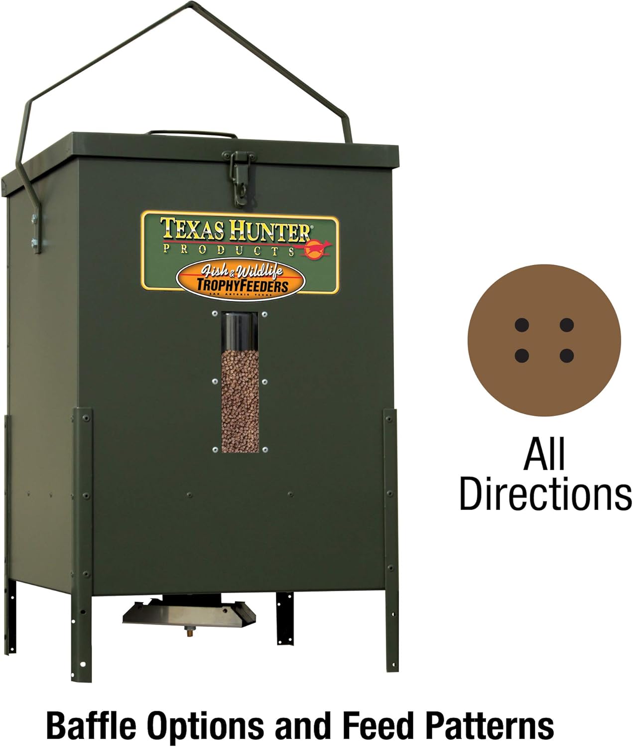 Texas Hunter 100lb. Capacity Hanging Wildlife Feeder - Model HF100W