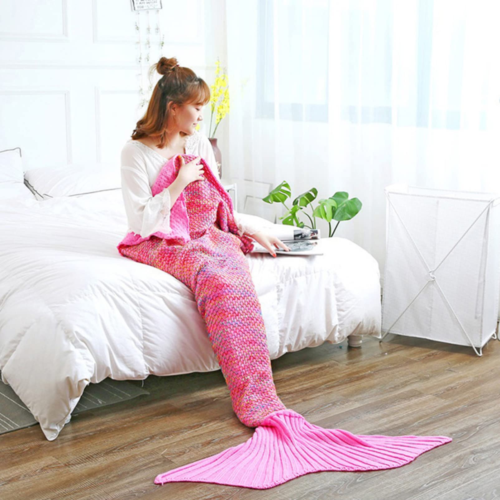 Amazon｜マーメイドブランケット ブランケット カラー マーメイド 人魚