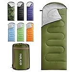FARLAND Sleeping Bags 30 for Adults Teens Kids with Compression Sack Portable and Lightweight for 3-4 Season Camping, Hiking,Waterproof, Backpacking and Outdoors