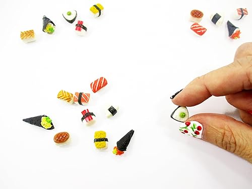 Miniatura 5 de Dollhouse 15229 - Lote de 10 alimentos sueltos japoneses para casa de muñecas