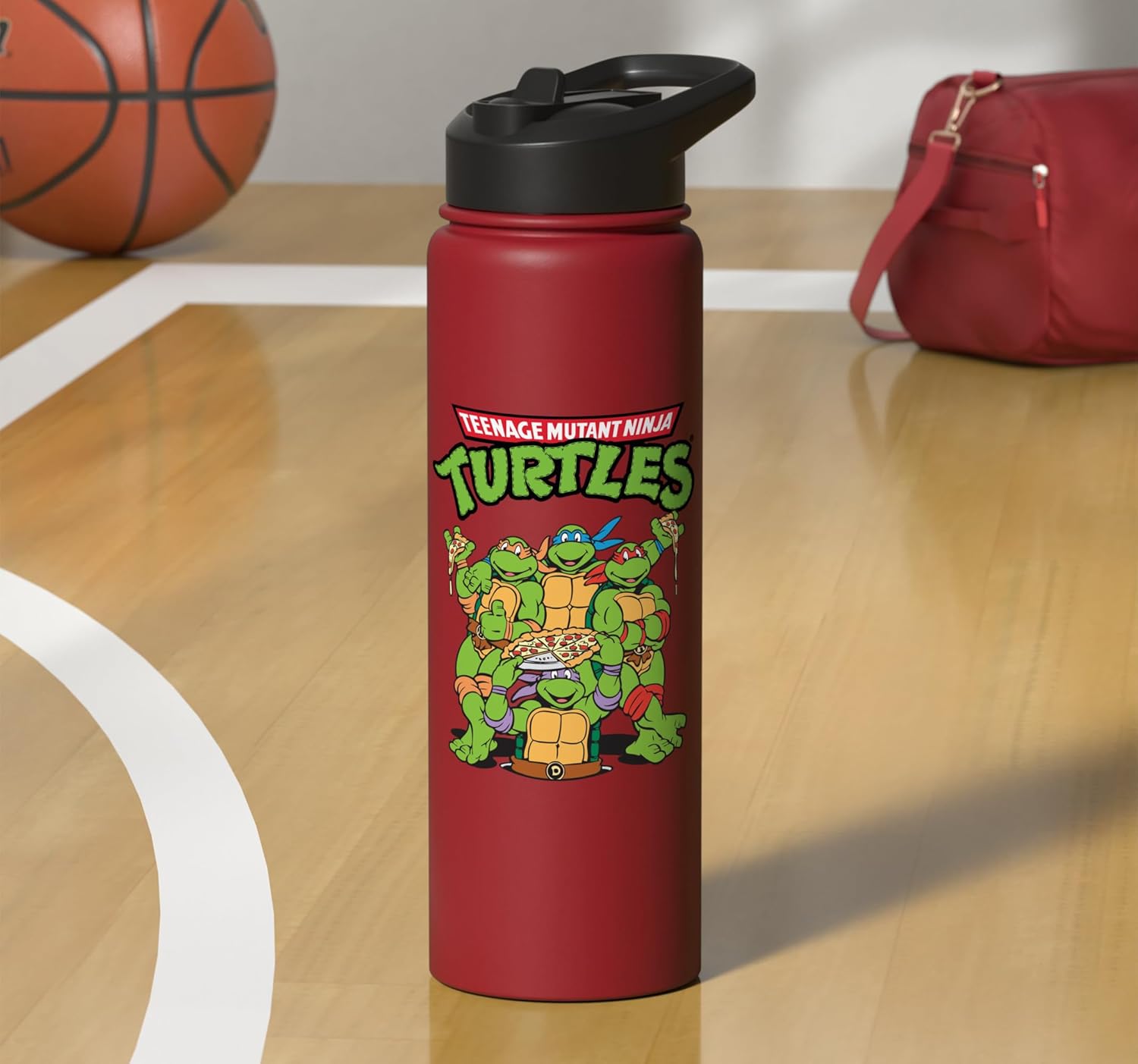 Teenage Mutant Ninja Turtles Pizza Crew Stainless Steel Insulated Water Bottle