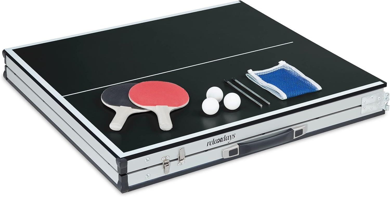 Relaxdays Folding Ping Pong Table with Net