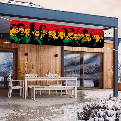 Miniatura 5 de Nepnuser Cartel de valla de Juneteenth, Mes de la Historia Negra, Afroamericano, Fiesta Nacional, Decoración para Fiestas, Personas Famosas, Hogar,