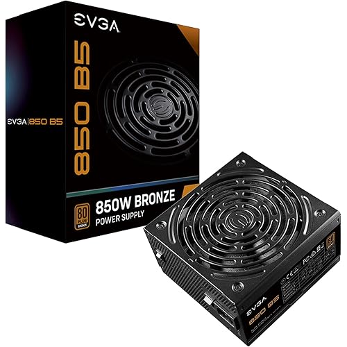 EVGA 850 B5, 80 Plus BRONZE 850W, Fully Modular, EVGA ECO Mode, 5 Year Warranty, Compact 150mm Size, Power Supply 220-B5-0850-V1