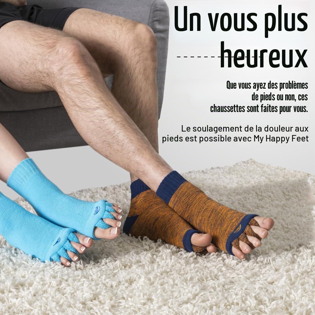 My Happy Feet Light Grey Régulier Femme (lot de 2)