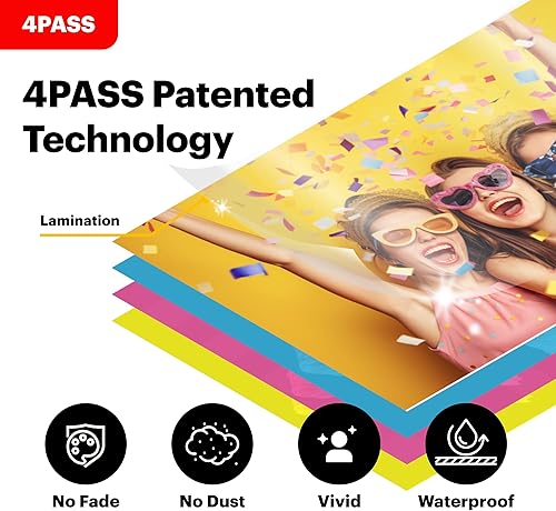 Miniatura 5 de KODAK Mini 2 Retro 4PASS - Impresora fotográfica portátil, 2.1 x 3.4 pulgadas, impresora instantánea de imágenes para iPhone y Android, regalo