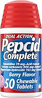 Vista 1 de Suplemento Pepcid completo reductor de ácido + anti-ácido tabletas masticables, 716837291503, Baya , 1, 1
